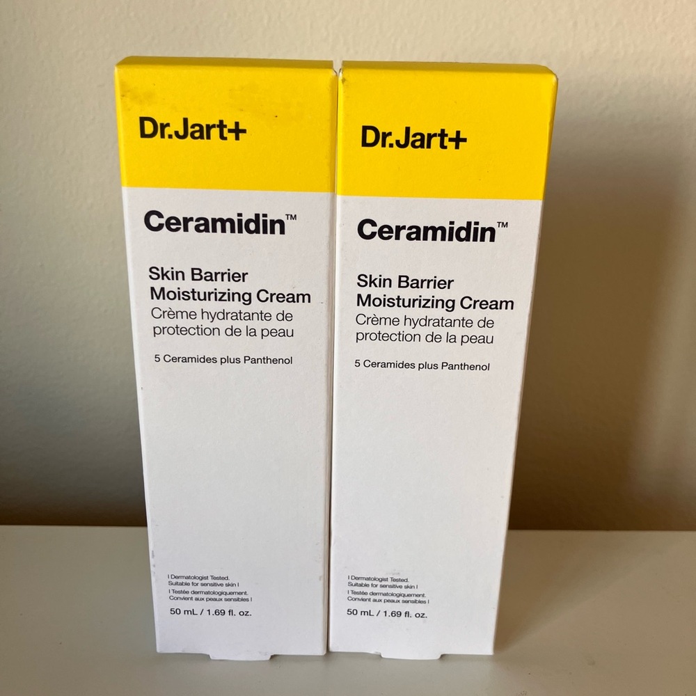 Dr Jart+ Ceramidin Skin Barrier Moisturizing Cream - Set of Two - NIB